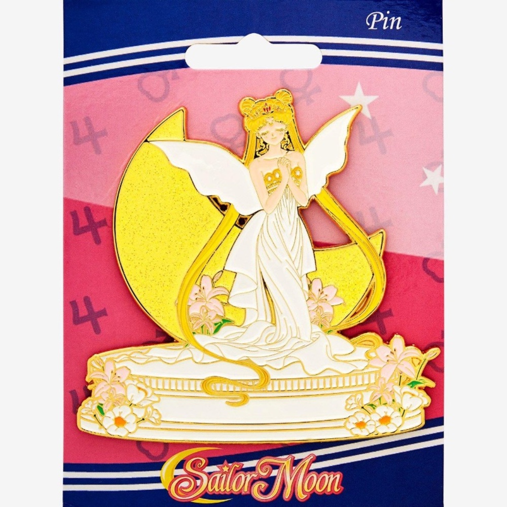 Sailor Moon Neo Queen Serenity Glitter Enamel Pin Boxlunch Exclusive